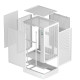 DeepCool кутия Case mini-ITX - CH170 DIGITAL White
