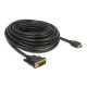 Delock HDMI to DVI 18+1 cable bidirectional 10 m