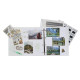 Hama Folder with 4-D Ring Mechanism, 70 mm Spine Width, with Slipcase, black/gr.