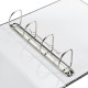Hama Folder with 4-D Ring Mechanism, 70 mm Spine Width, with Slipcase, black/gr.