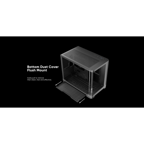 1stPlayer кутия Case mATX - UV6 Black