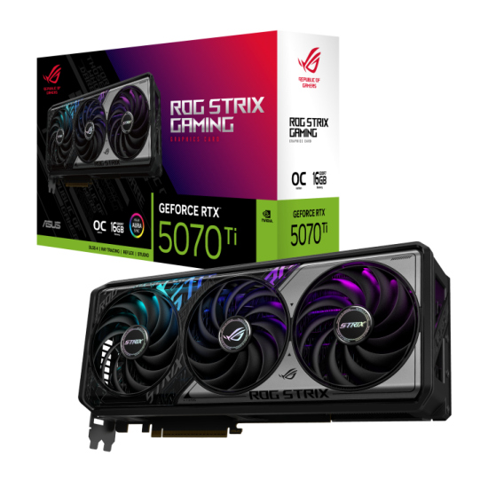 Graphic card ASUS ROG STRIX RTX 5070 TI OC 16GB GDDR7