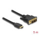 Delock HDMI to DVI 18+1 cable bidirectional 5 m