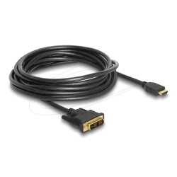 Delock HDMI to DVI 18+1 cable bidirectional 5 m