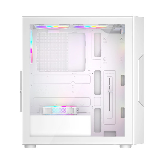 1stPlayer кутия Case ATX - TRILOBITE T7 White - 4 fans included