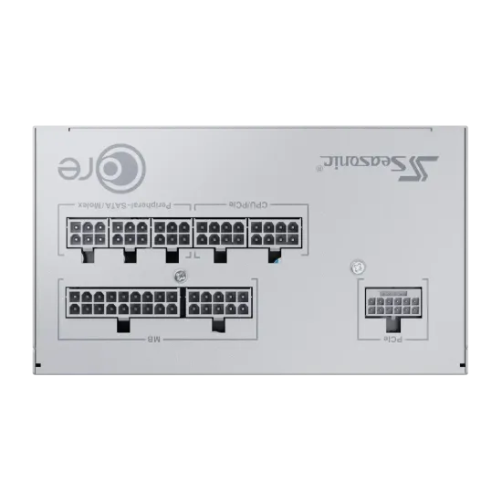 Захранващ блок Seasonic CORE GX White 650W 80+ Gold, Fully Modular, ATX 3.1, PCIe 5.1