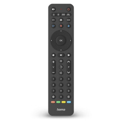 Hama Universal TV Remote Control, Infra-red, for 8 Devices, Teachable, App Butto