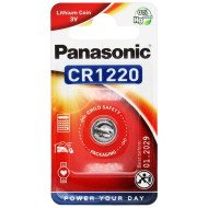 Lithium Button Battery PANASONIC CR1220 3V 1pc.