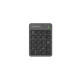 A4tech Digital Wireless 2.4Ghz Keyboard FGK21C, black, LiIon battery, USB-C charging