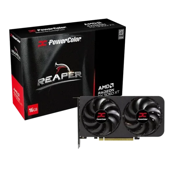 Видео карта PowerColor RADEON RX 9060 XT Reaper 16GB GDDR6