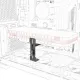 Estillo Graphics Card GPU Brace Support - White