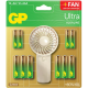 GP SUMMER PACK alkaline batteries  ULTRA AA x 12 pcs. + ULTRA AAA x 12 pcs. + Fan  GP BATTERIES