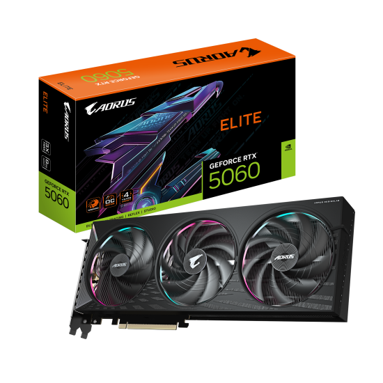 Graphic card GIGABYTE AORUS RTX 5060 ELITE 8GB GDDR7