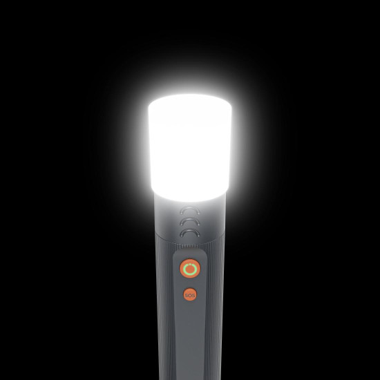 Hama “FLX1200-C” LED Torch, Rechargeable, Shockproof, Alu, 4 Modes + SOS, Zoom