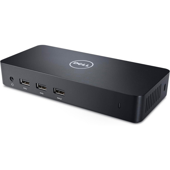 Triple Display Docking Station DELL D3100 ULTRA HD 4K - Black