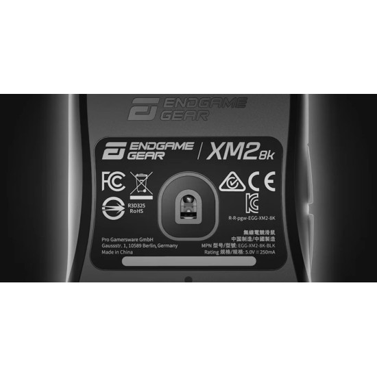 Endgame Gear професионална геймърска мишка XM2 8K - Gaming Mouse - Black