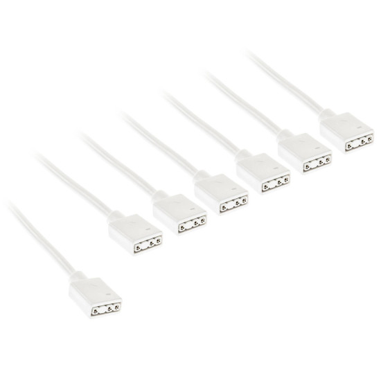 Cable Kolink ARGB 1-6 Splitter - 30 cm White