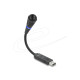 Delock USB Microphone with Gooseneck and Mute Button