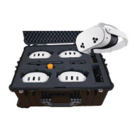 Set of 4 PICO Neo 3 VR headsets, case, router, tablet and accessories