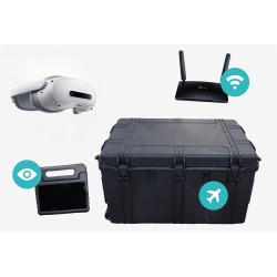 Set of 15 PICO Neo 3 VR headsets, case, router, tablet and accessories