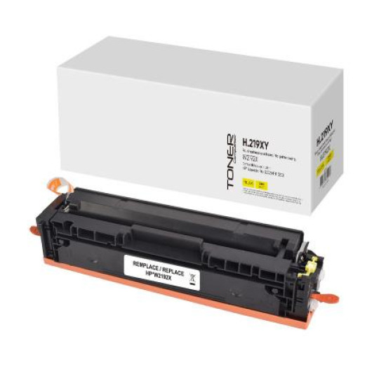 Toner cartridge compatible YELLOW HP W2192X, HP 219X, HP Color LJ Pro MFP 3302, LJ Pro 3202, 2500k. Uprint