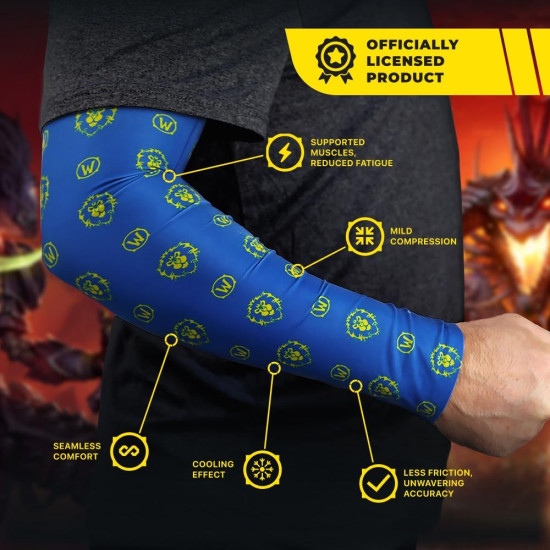 FragON Gaming Arm sleeve World of Warcraft Alliance - Size M