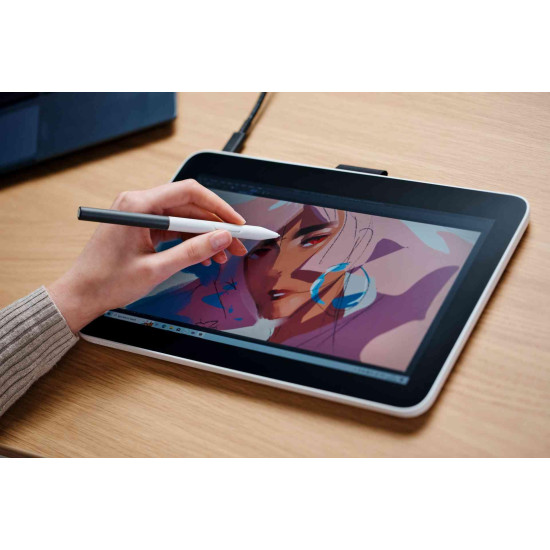 WACOM Graphic display tablet One 13 TOUCH Pen Display, 13.3