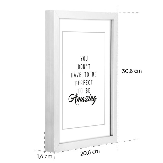 Hama “Chiaro” Plastic Frame, white, 20 x 30 cm