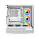 Xigmatek кутия Case EATX - Vision Arctic - 7 ARGB Fans, LCD Display Panel, Smart Fan Control