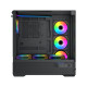 Xigmatek кутия Case EATX - Vision - 7 ARGB Fans, LCD Display Panel, Smart Fan Control