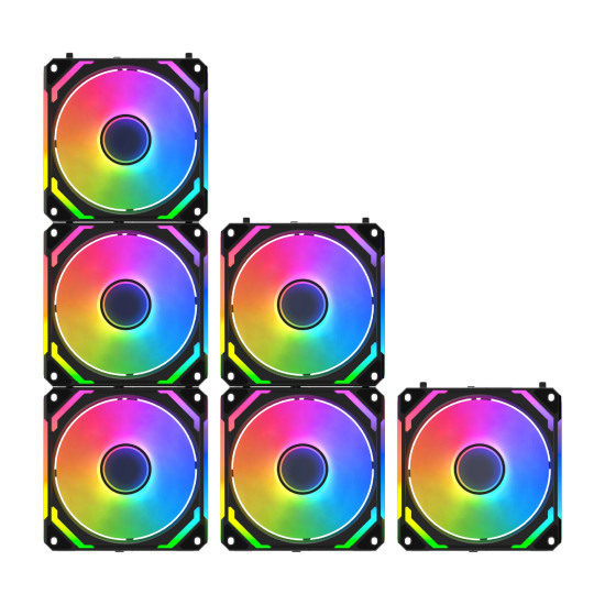 Xigmatek Комплект вентилатори Fan Pack 3-in-1 3x120mm - Starlink Ultra - Infinity Mirror, A-RGB