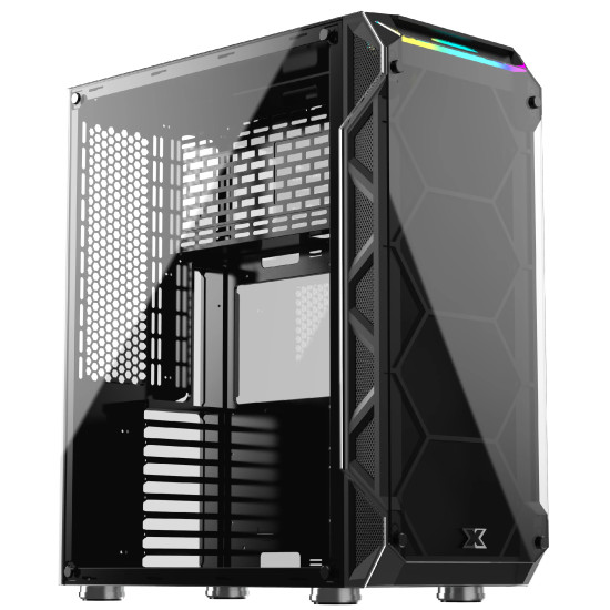 Xigmatek кутия Case EATX - Overtake - 6 ARGB Fans