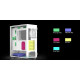 Zalman кутия Case ATX - i3 NEO ARGB White - Mesh, aRGB, Tempered Glass