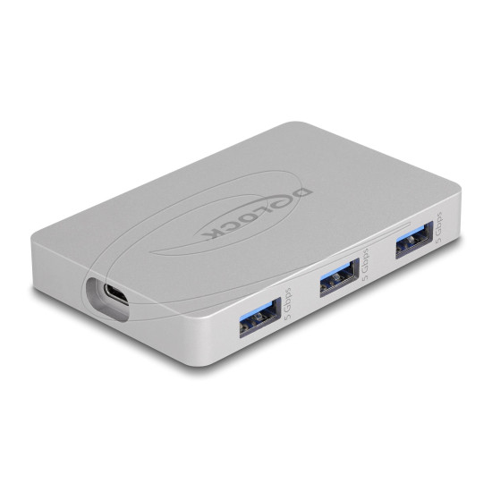 Delock Hub USB-C, 7 ports, 3x USB-A 5 Gbps,  3x USB-C, 1xUSB-C PD 85 W