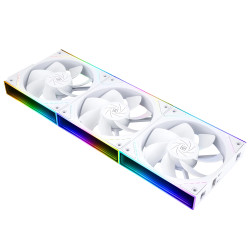 Thermalright Комплект вентилатори Fan Pack 3-in-1 3x120mm - TL-M12QRW x 3 - White, Reverse, Infinity Mirror, Daisy-Chain, A-RGB