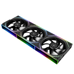 Thermalright Комплект вентилатори Fan Pack 3-in-1 3x120mm - TL-M12Q x 3 - Infinity Mirror, Daisy-Chain, A-RGB