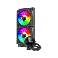 Gamemax водно охлаждане Water Cooling IceBurg 240 Digital Black - Addressable RGB