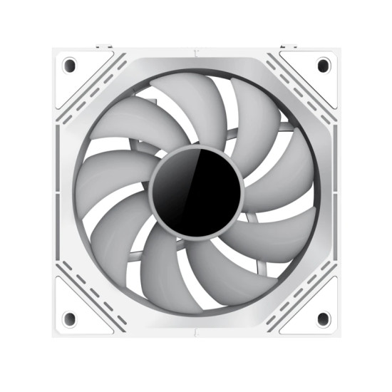 Gamemax Комплект вентилатори Fan Pack 3-in-1 3x120mm - FN12A-S3I White, Daisy-Chain, Addressable RGB