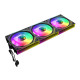 Gamemax Комплект вентилатори Fan Pack 3-in-1 3x120mm - FN12A-S3I-R Black, Reverse, Daisy-Chain, Addressable RGB