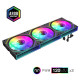 Gamemax Комплект вентилатори Fan Pack 3-in-1 3x120mm - FN12A-S3I-R Black, Reverse, Daisy-Chain, Addressable RGB