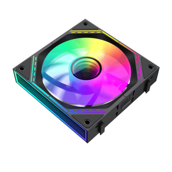 Gamemax Комплект вентилатори Fan Pack 3-in-1 3x120mm - FN12A-S3I-R Black, Reverse, Daisy-Chain, Addressable RGB