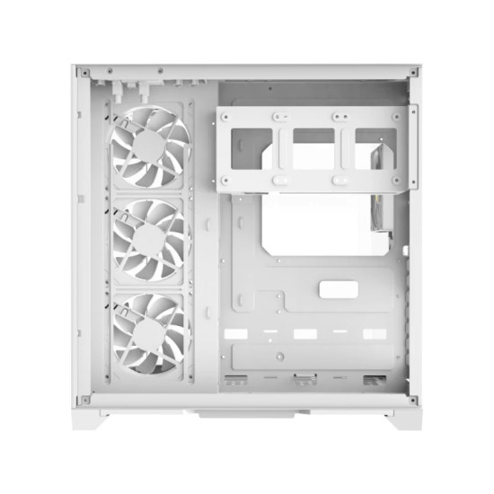 Gamemax кутия Case ATX - HYPE-A White - 4 x 120 mm Addressable RGB fans