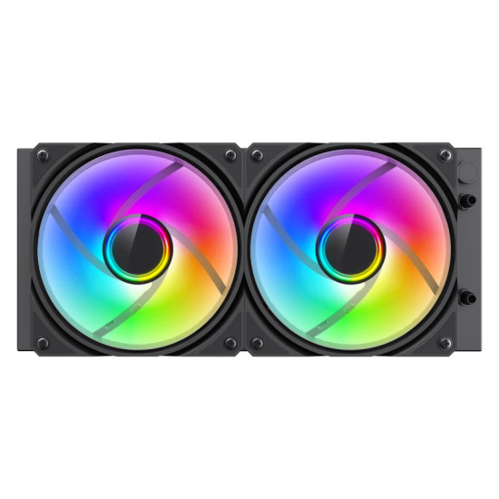 Gamemax водно охлаждане Water Cooling IceBurg 240 Infinity Black - Infinity Mirror, Addressable RGB