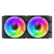 Gamemax водно охлаждане Water Cooling IceBurg 240 Infinity Black - Infinity Mirror, Addressable RGB