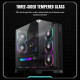 Gamemax кутия Case ATX - Infinity Pro Black - 5 x 120 mm Addressable RGB fans