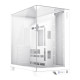 Gamemax кутия Case ATX - Infinity Plus White
