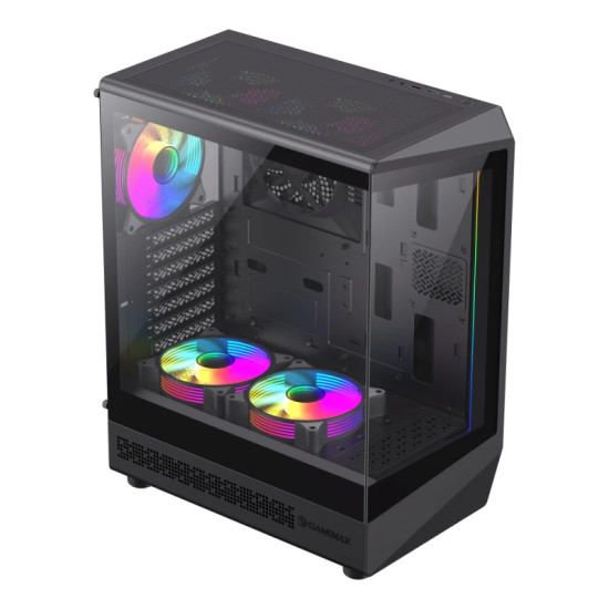 Gamemax кутия Case ATX - Vista COC AB - 5 x 120 mm A-RGB Fans, MB Plate COC Fan Gamemax кутия Case ATX - Vista COC AB - 5 x 120 mm A-RGB Fans, MB Plate COC Fan