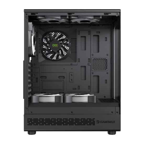 Gamemax кутия Case ATX - Vista COC AB - 5 x 120 mm A-RGB Fans, MB Plate COC Fan Gamemax кутия Case ATX - Vista COC AB - 5 x 120 mm A-RGB Fans, MB Plate COC Fan