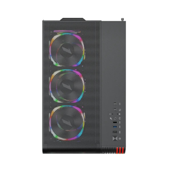 1stPlayer кутия Case ATX - VT7-BK - USB-C, Mesh, A-RGB