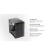 1stPlayer кутия Case ATX - VT7-BK - USB-C, Mesh, A-RGB